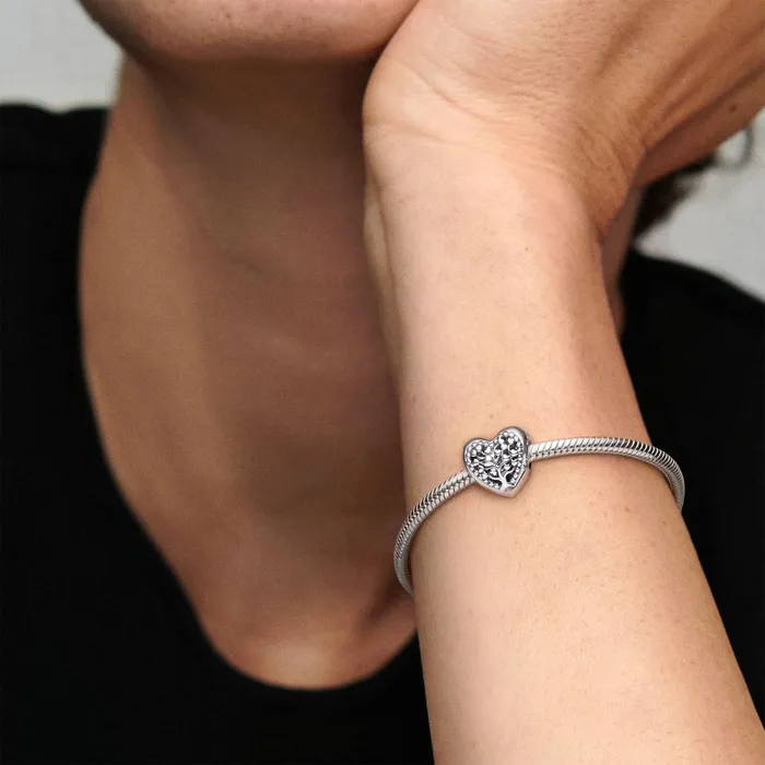 1 Bracelet2 Charms 99 Women Pandora Family Tree Heart Charm