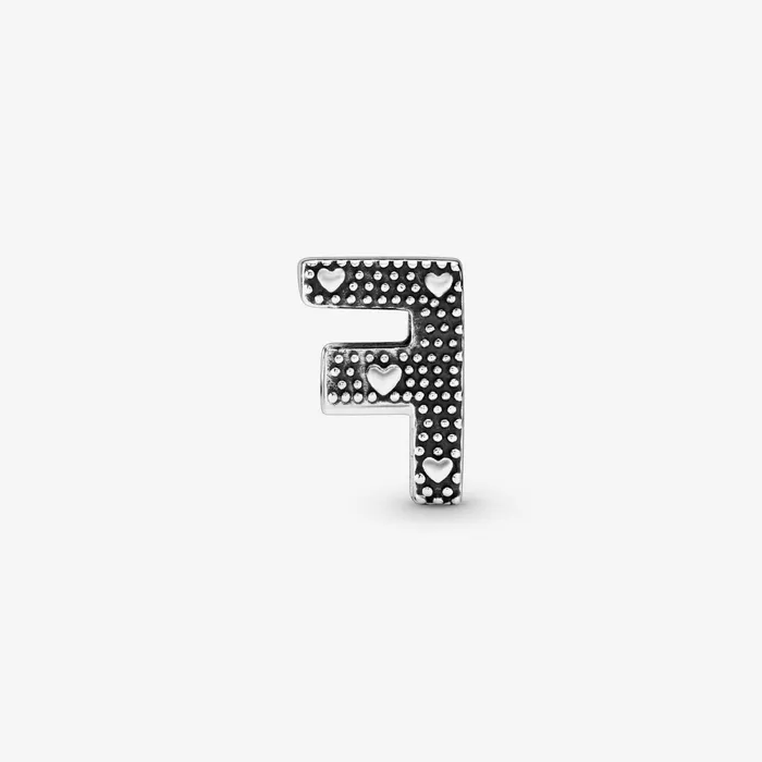 1 Bracelet2 Charms 99 Women Pandora Letter F Alphabet Charm