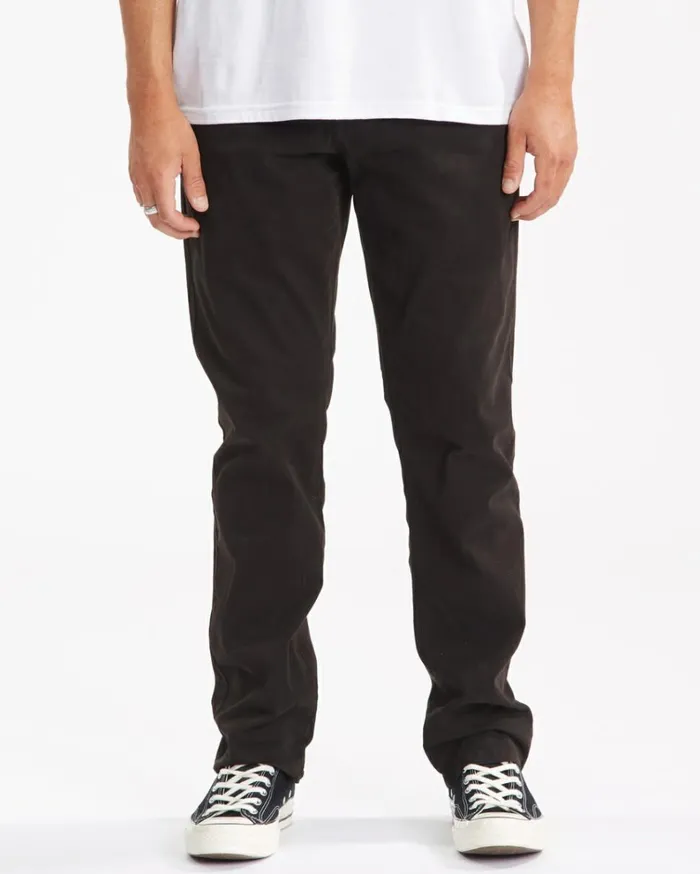 73 Chino Pants Black Men Billabong Jeans and Pants