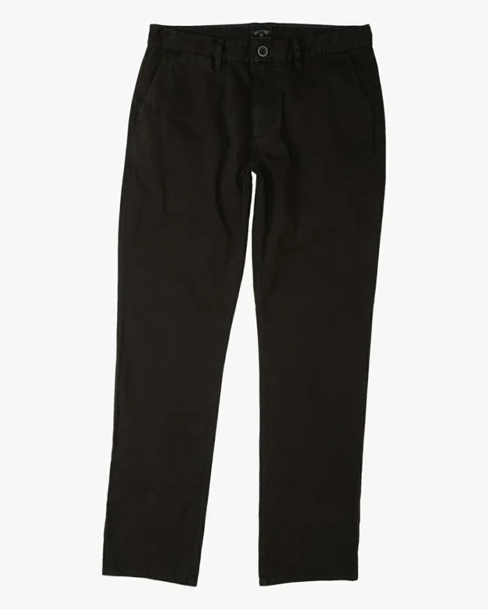 73 Chino Pants Black Men Billabong Jeans and Pants