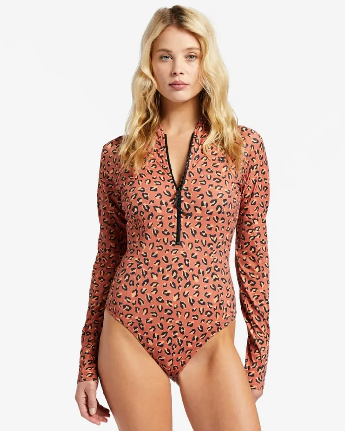 ADiv Biarritz Long Sleeve Swimsuit Kiss The Earth Women Billabong One Pieces