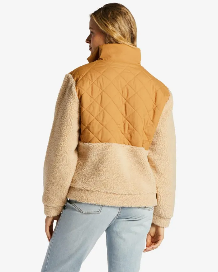 ADiv Hidden Trails ZipUp Jacket Caramel Women Billabong Sweatshirts and Fleece