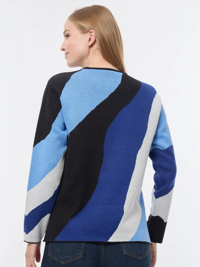 Abstract Colorblock Sweater Women Jones New York Sweaters and Cardigans