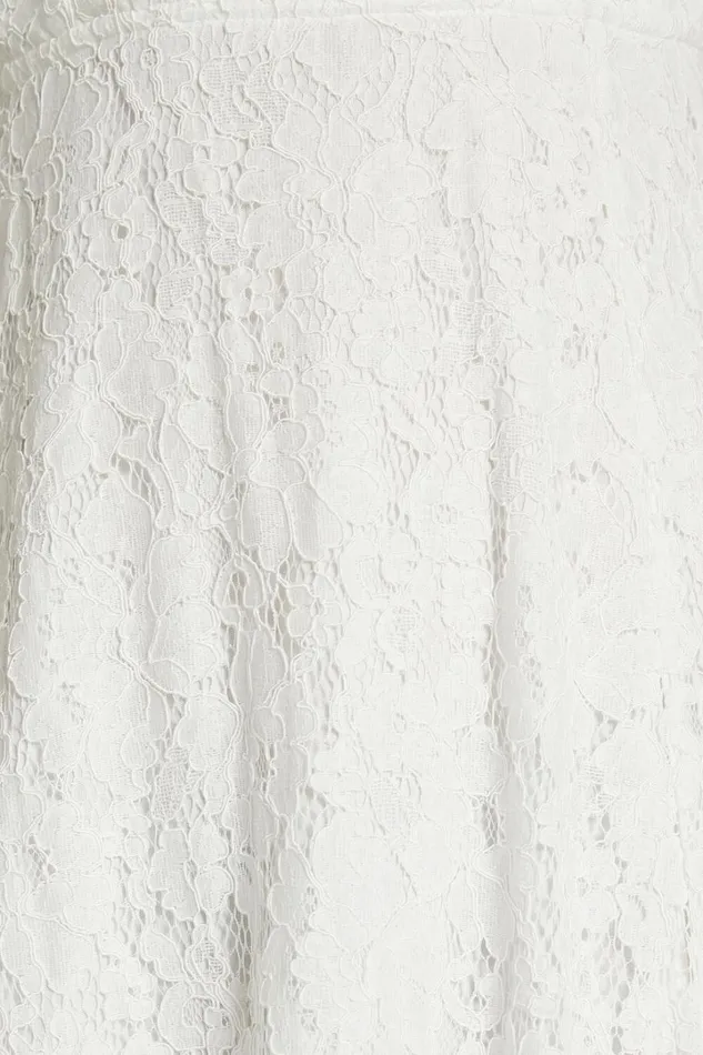 Adabelle Midi Dress 8211 Cross Back Lace Dress In White Women Showpo Dresses