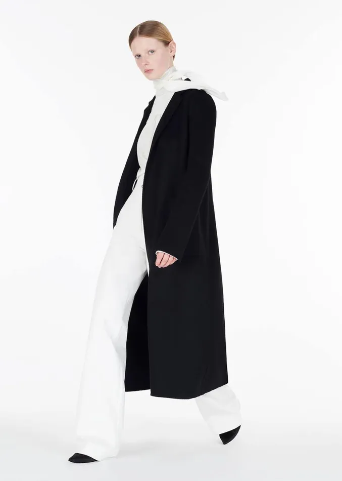 Adam Lippes Abrigo Vanessa De Cashmere Zibelina Negro Womens Coats and Jackets