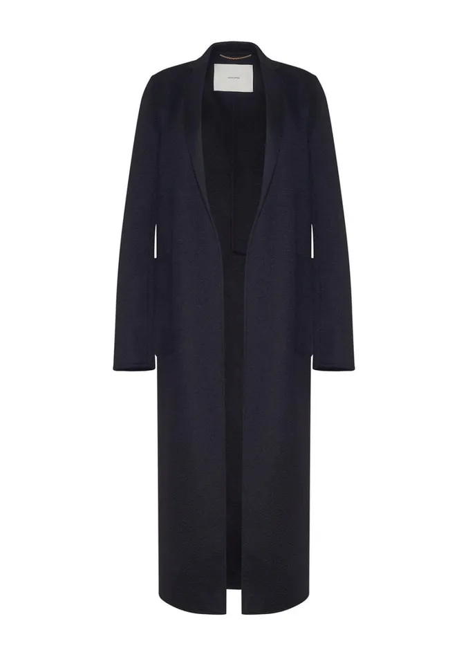Adam Lippes Abrigo Vanessa De Cashmere Zibelina Negro Womens Coats and Jackets