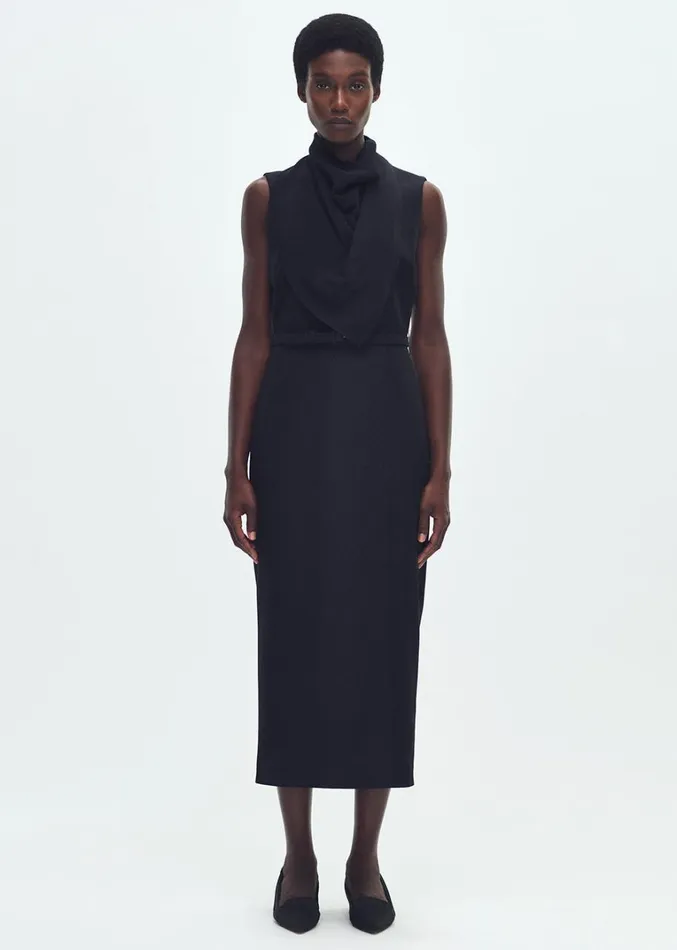 Adam Lippes Bandera Dress Black Womens Dresses