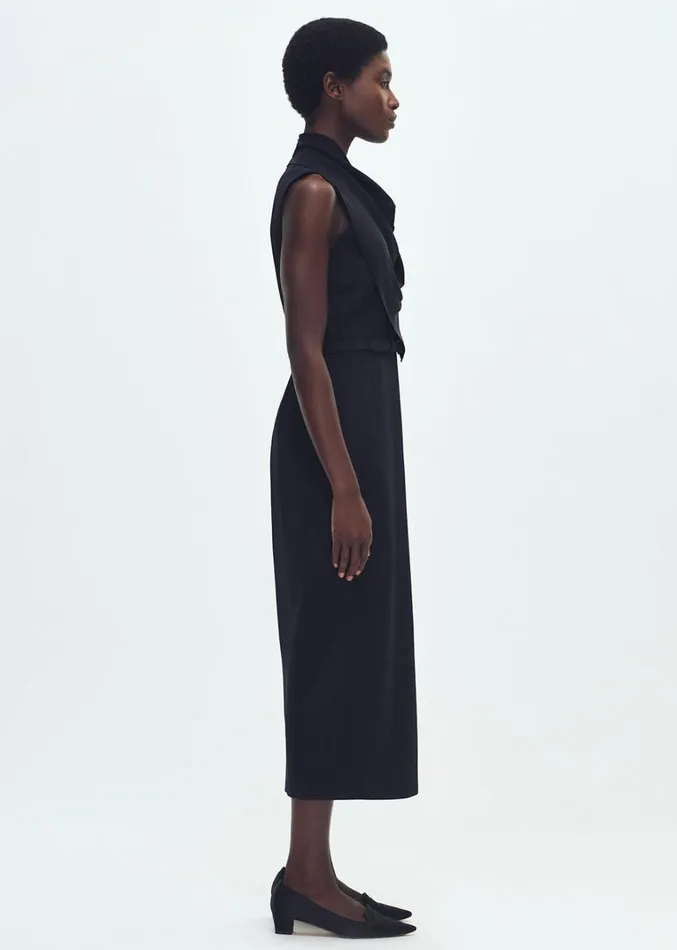 Adam Lippes Bandera Dress Black Womens Dresses