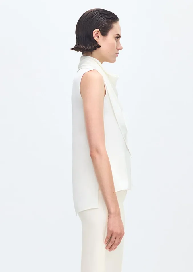 Adam Lippes Bandera Shell Ivory Womens Tops