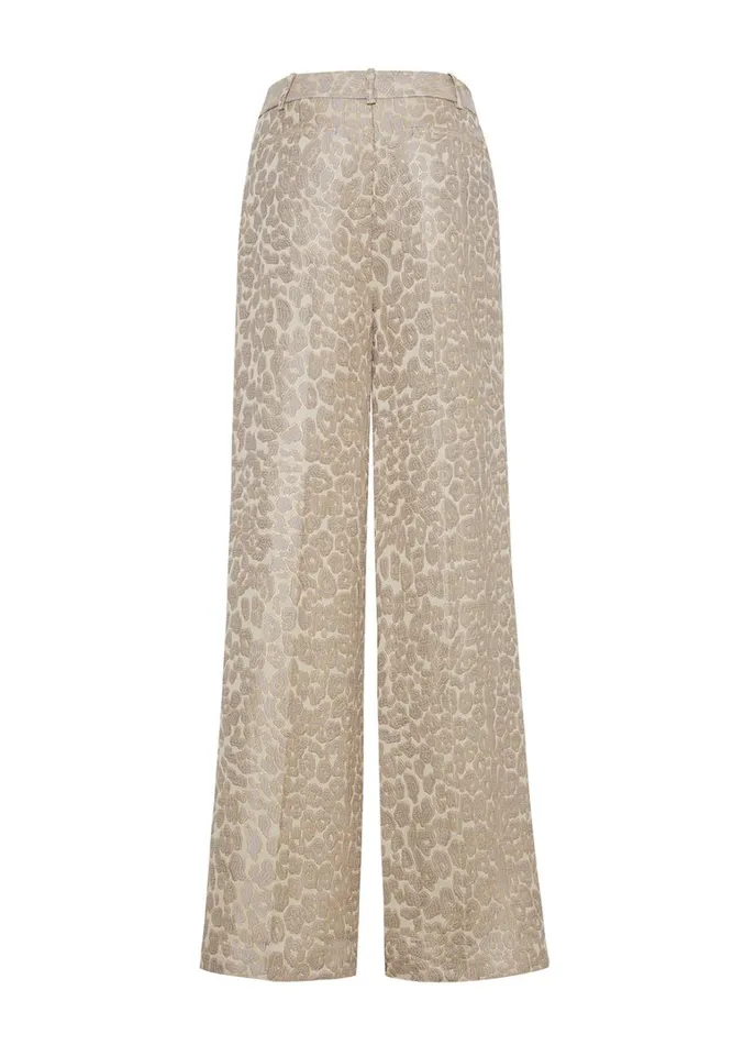 Adam Lippes Banks Pant Pale Grey Multi Womens Pants