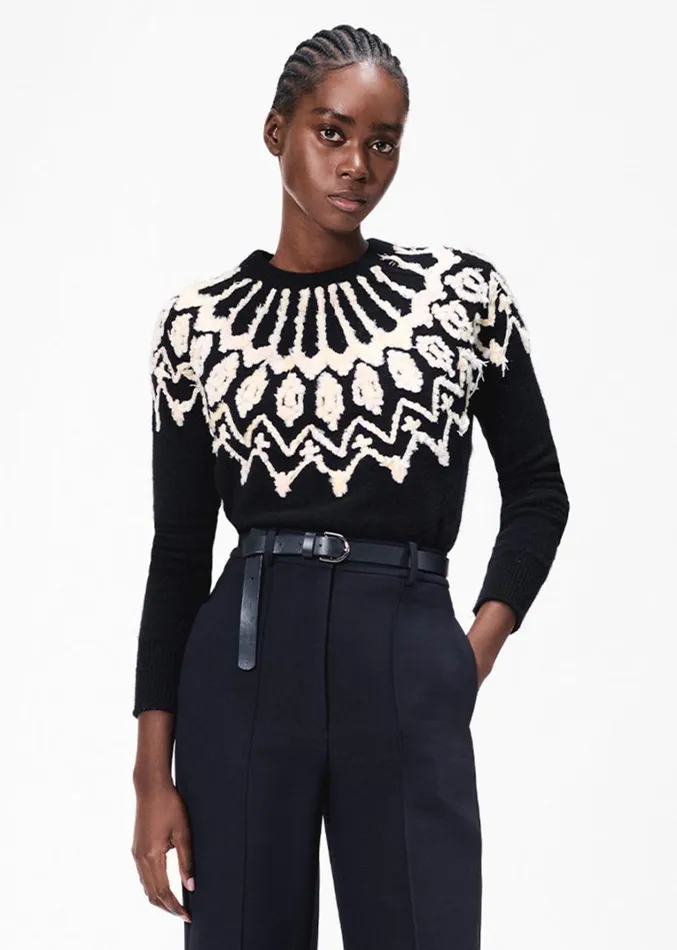 Adam Lippes Moritz Sweater Black Womens Sweaters and Knitwear
