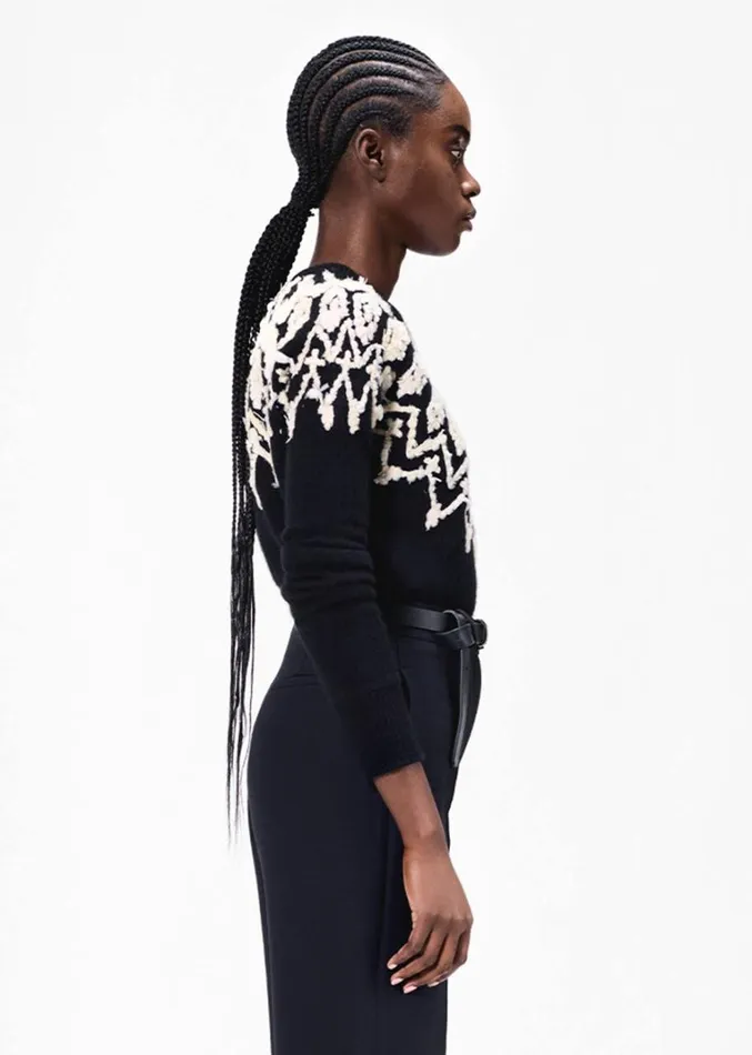 Adam Lippes Moritz Sweater Black Womens Sweaters and Knitwear