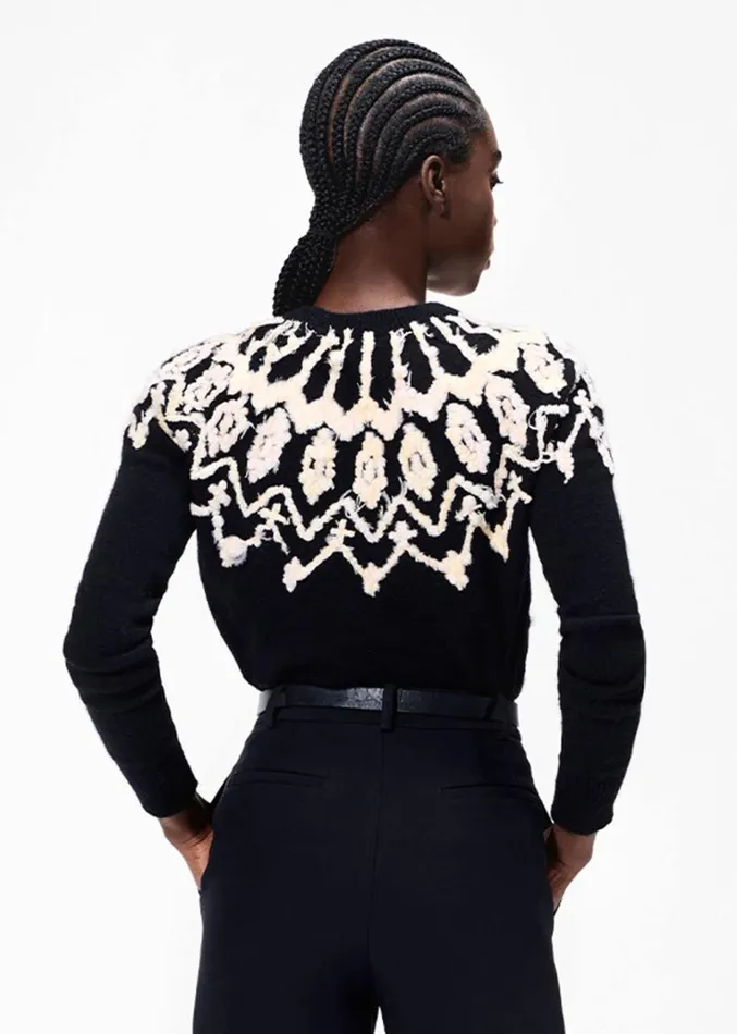 Adam Lippes Moritz Sweater Black Womens Sweaters and Knitwear