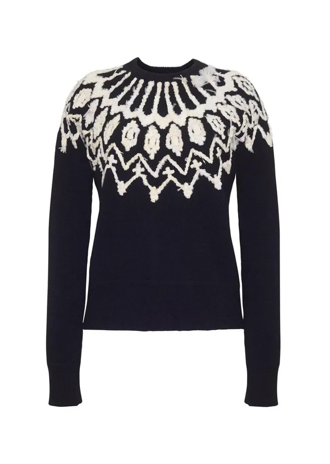 Adam Lippes Moritz Sweater Black Womens Sweaters and Knitwear