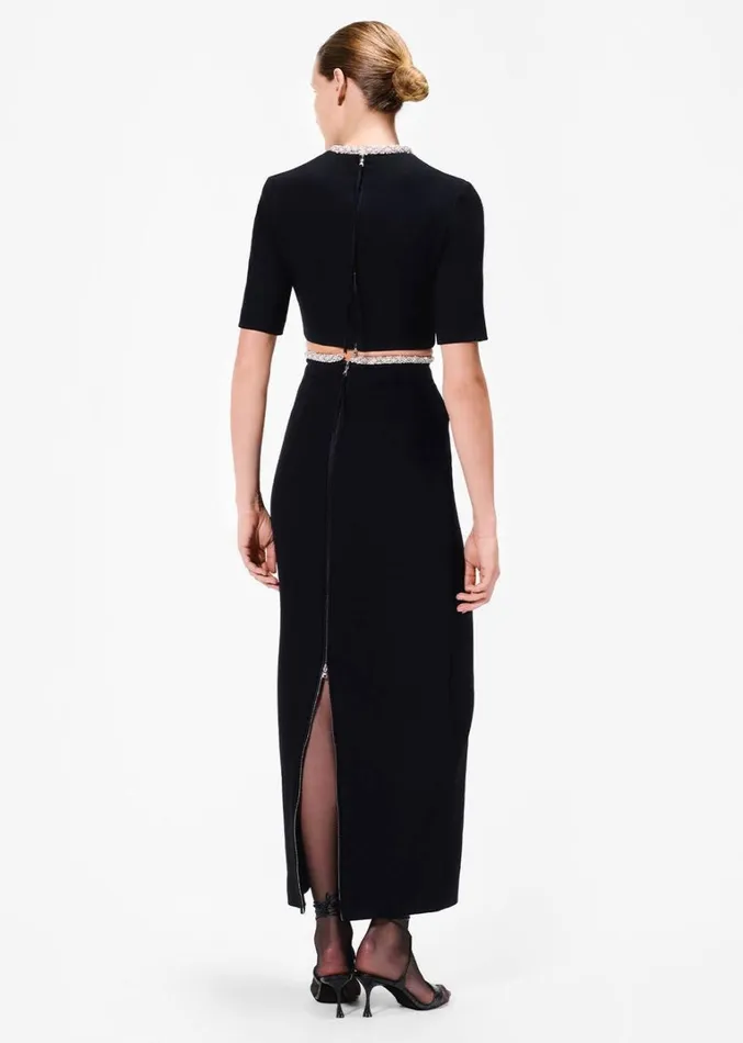 Adam Lippes Perry Skirt Black Womens Skirts