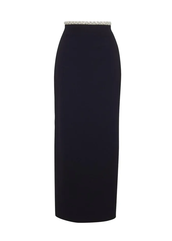 Adam Lippes Perry Skirt Black Womens Skirts