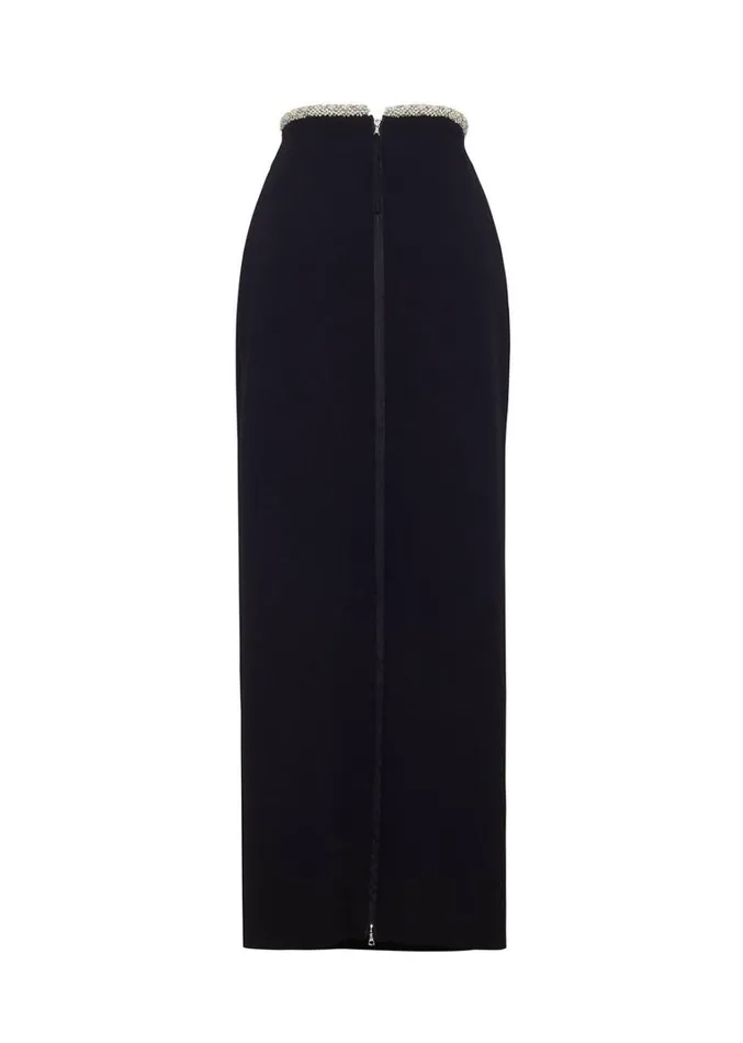 Adam Lippes Perry Skirt Black Womens Skirts