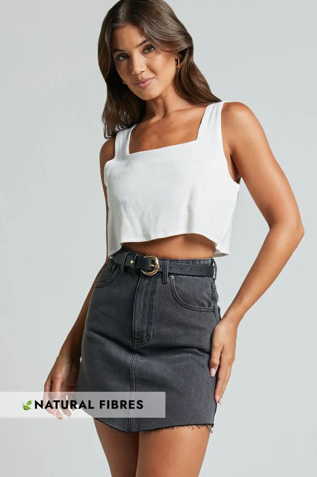 Adan Mini Skirt 8211 Recycled Cotton Frayed Hem Denim Skirt In Black Women Showpo Conscious Adan Mini Skirt 8211 Recycled Cotton Frayed Hem Denim Skirt In Black Women Showpo Conscious