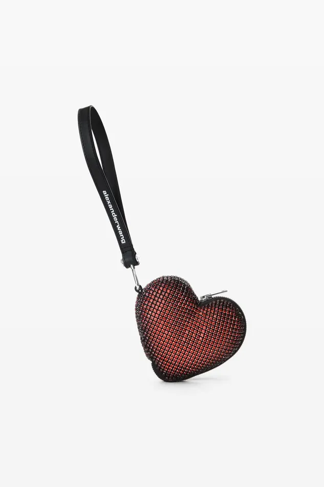 Alexander Wang Bags Crystal Mesh Heart Wristlet 8211 Women