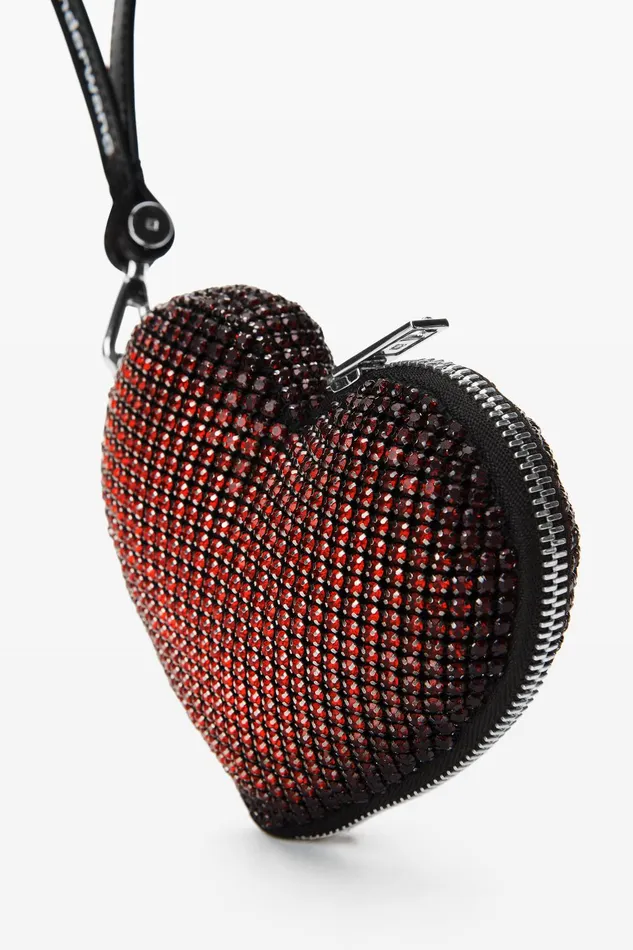 Alexander Wang Bags Crystal Mesh Heart Wristlet 8211 Women