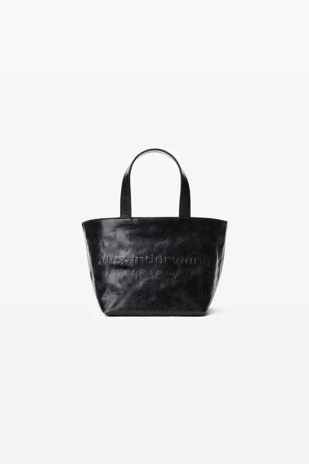 Alexander Wang Bags Punch Small Tote Bag In Crackle Patent Leather 8211 Women