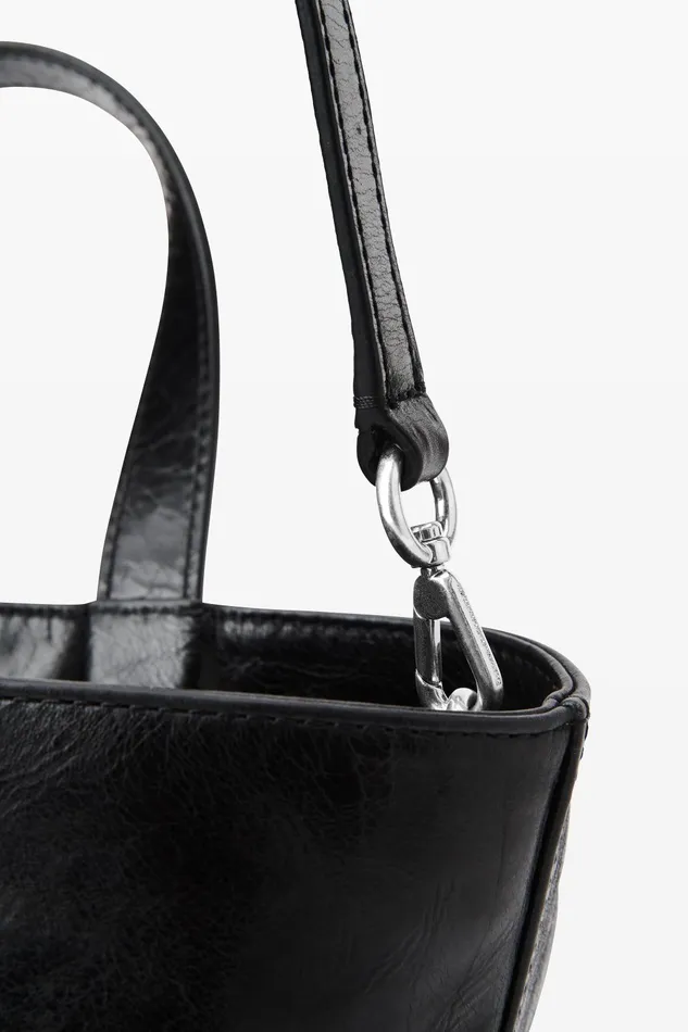 Alexander Wang Bags Punch Small Tote Bag In Crackle Patent Leather 8211 Women