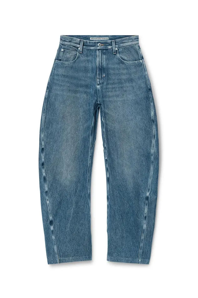 Alexander Wang Bottoms Rounded Denim Jeans With Bonded Seams 8211 Men