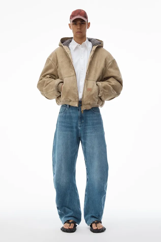 Alexander Wang Bottoms Rounded Denim Jeans With Bonded Seams 8211 Men