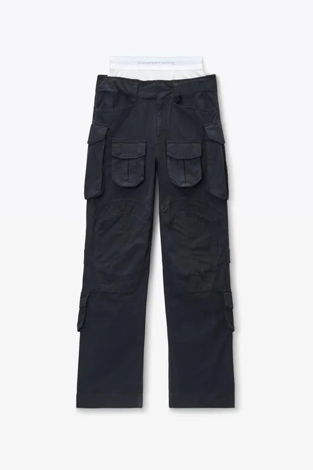 Alexander Wang Pants PreStyled Cargo Pants With Brief Waistband 8211 Women