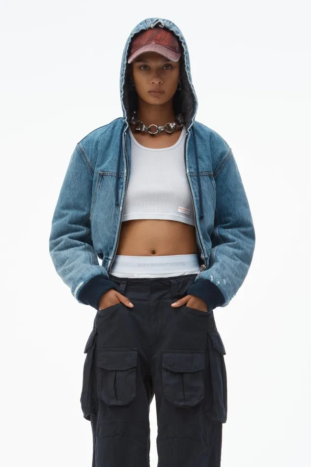 Alexander Wang Pants PreStyled Cargo Pants With Brief Waistband 8211 Women