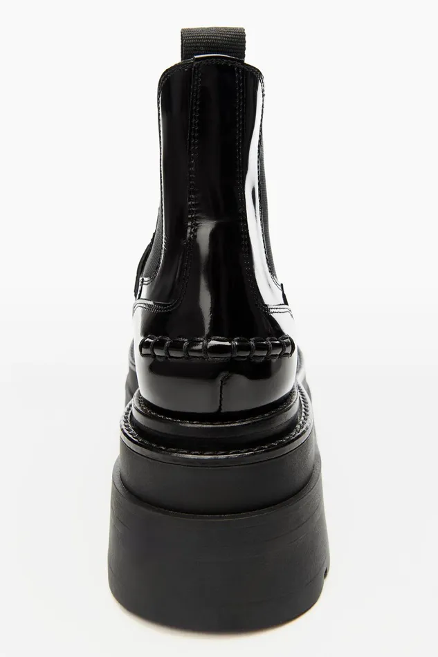 Alexander Wang Shoes Carter Platform Loafer Boot In Leather 8211 Women