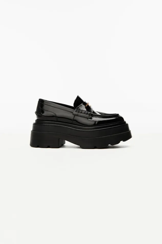 Alexander Wang Shoes Carter Platform Loafer In Leather 8211 Women
