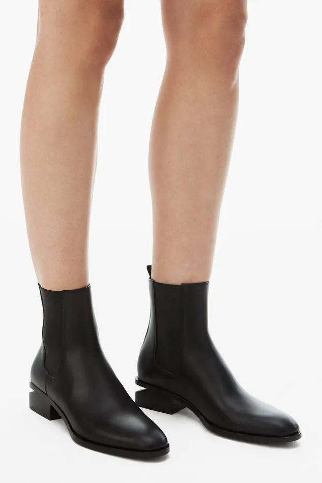 Alexander Wang Shoes Kane 35mm Ankle Boot In Leather 8211 Women