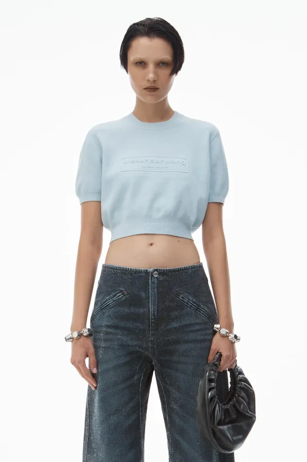 Alexander Wang Sweaters Sweater Tee In Ribbed Chenille 8211 Women