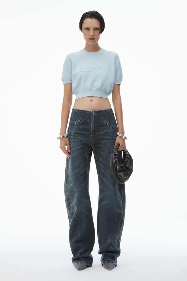 Alexander Wang Sweaters Sweater Tee In Ribbed Chenille 8211 Women