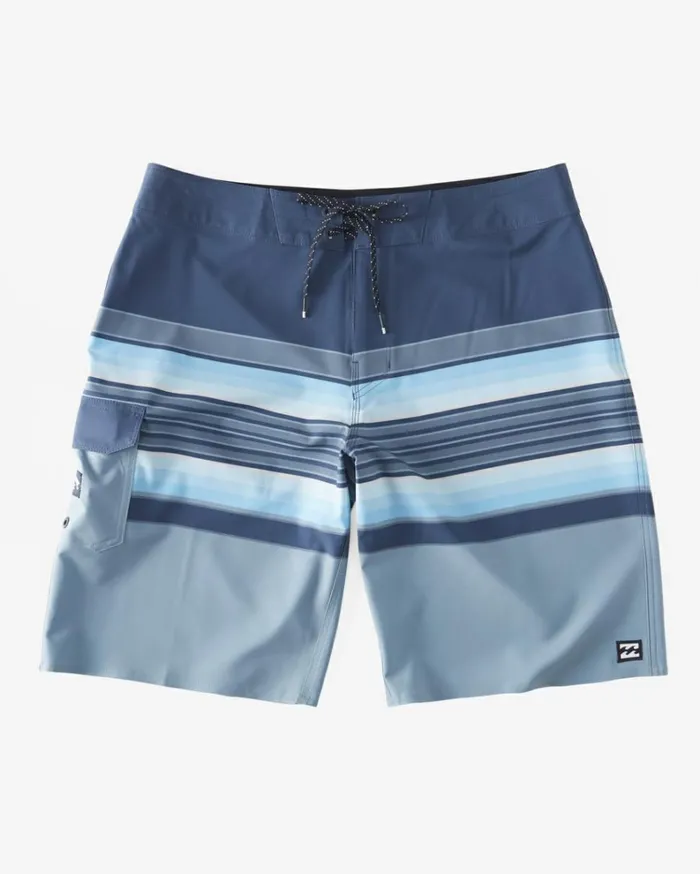 All Day Stripe Pro Performance 20034 Boardshorts Blue Haze Men Billabong Performance Boardshorts