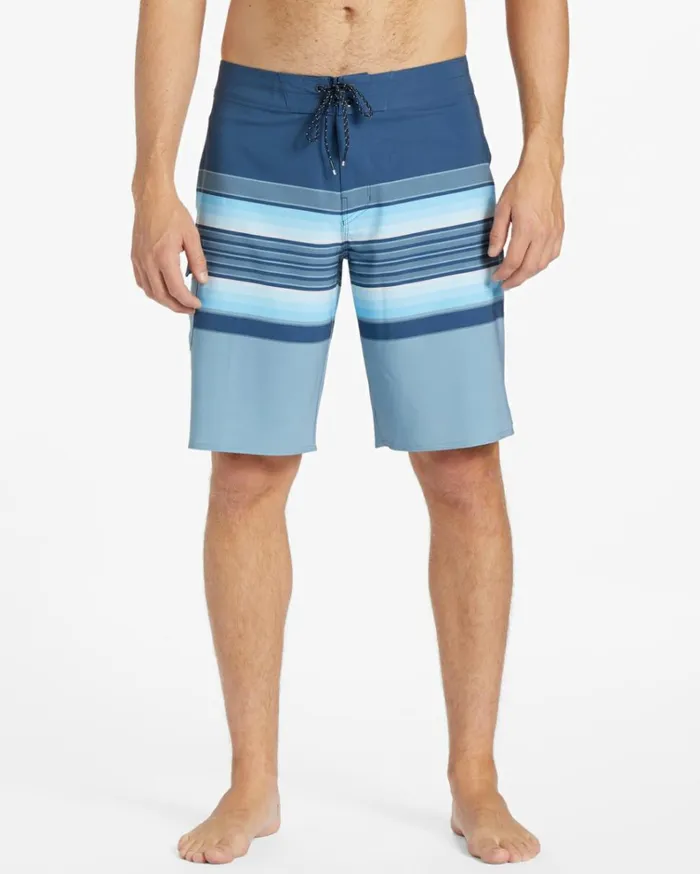 All Day Stripe Pro Performance 20034 Boardshorts Blue Haze Men Billabong Performance Boardshorts