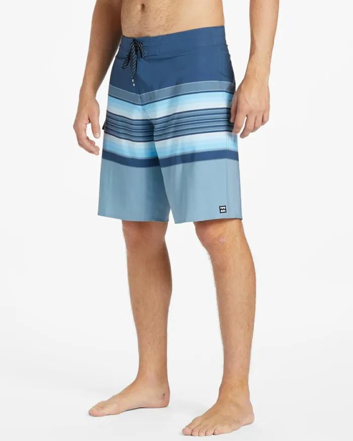 All Day Stripe Pro Performance 20034 Boardshorts Blue Haze Men Billabong Performance Boardshorts