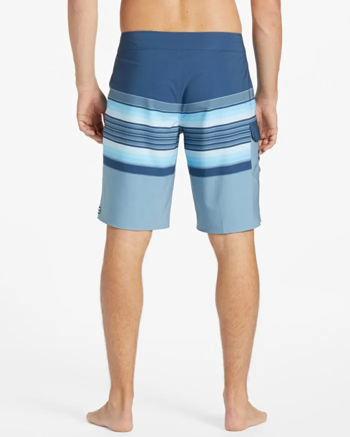All Day Stripe Pro Performance 20034 Boardshorts Blue Haze Men Billabong Performance Boardshorts