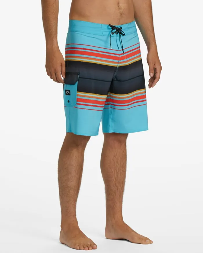 All Day Stripe Pro Performance 20034 Boardshorts Coastal Men Billabong Performance Boardshorts