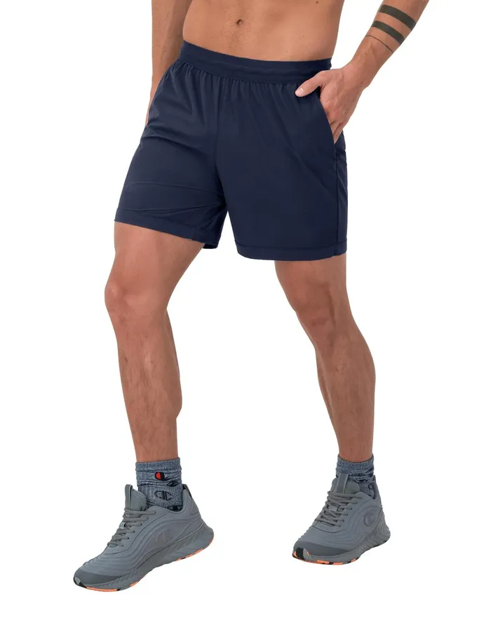 AllPurpose Shorts Overlap Logo 6034 Athletic Navypaprika Orange Men Champion Shorts