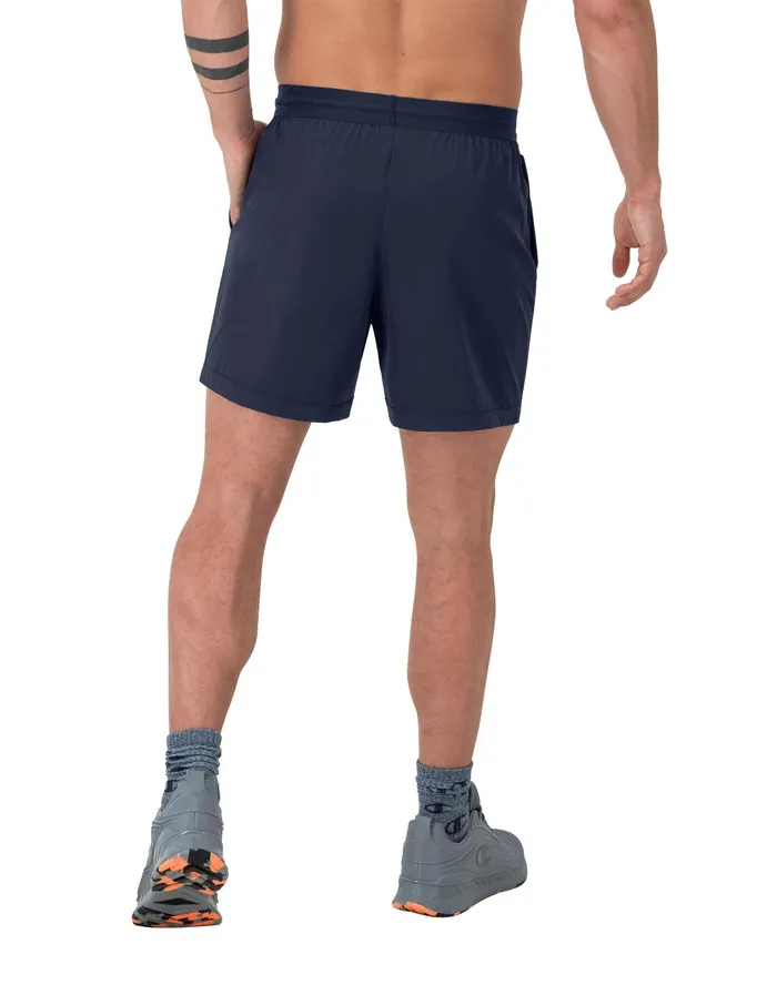 AllPurpose Shorts Overlap Logo 6034 Athletic Navypaprika Orange Men Champion Shorts