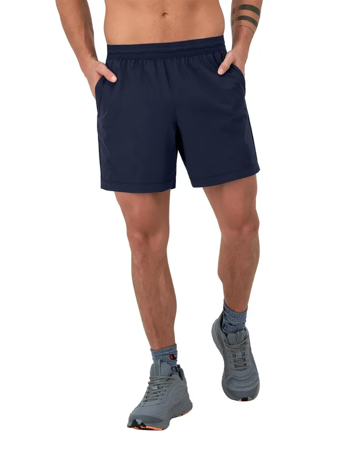 AllPurpose Shorts Overlap Logo 6034 Athletic Navypaprika Orange Men Champion Shorts