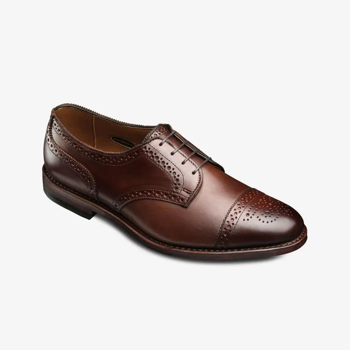 Allen Edmonds 6th Ave CapToe Dress Shoe Chili Men Oxfords and Derbys