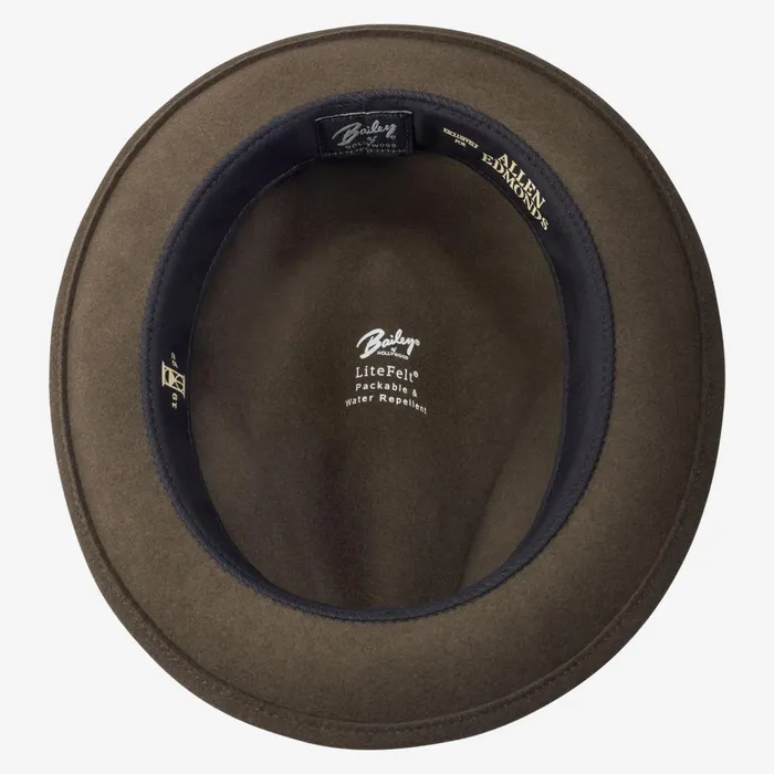 Allen Edmonds Allen Street Snap Brim Wool Fedora Hat By Bailey Olive Men Hats Gloves and Scarves