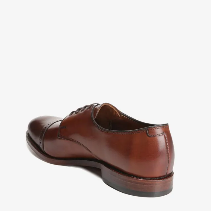 Allen Edmonds Boulevard Cap Toe Dress Shoe Dark Chili Men Made In The Usa