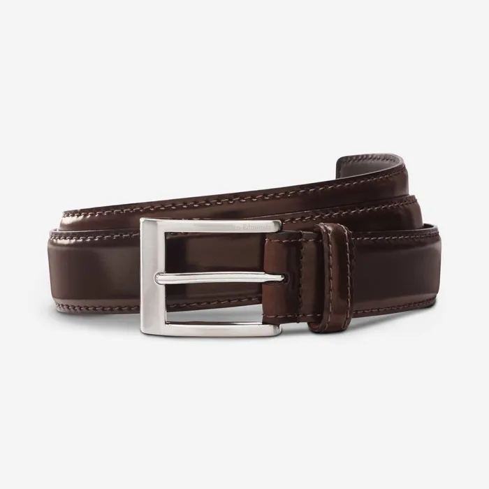 Allen Edmonds Cordovan Avenue II Dress Belt Oxblood Men Dress Belts