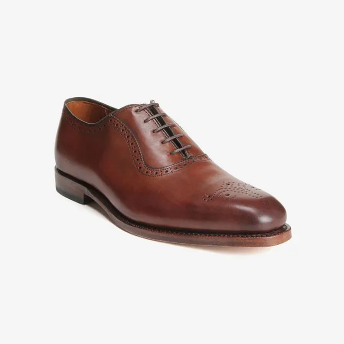 Allen Edmonds Cornwallis Dress Oxford Dark Chili Men Made In The Usa