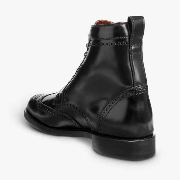 Allen Edmonds Dalton Shell Cordovan Dress Boots Black Men Wide Width Shoes