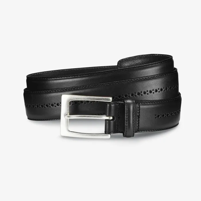 Allen Edmonds Douglas Street Casual Belt Black Men Casual Belts